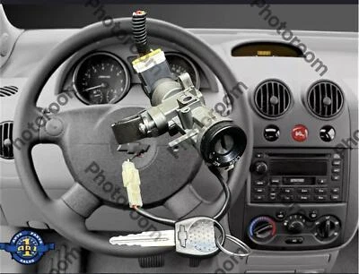Chevy Aveo LS 1.6L Ignition Switch with Key 2004 2005 2006 2007 2008 MT Trans - Image 1 of 4