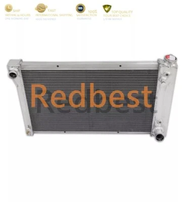 For 67-72 Chevy GMC C/K C10/20/30 K10/20 Pickup Suburban 3Row Aluminum Radiator Foto 1 de 4