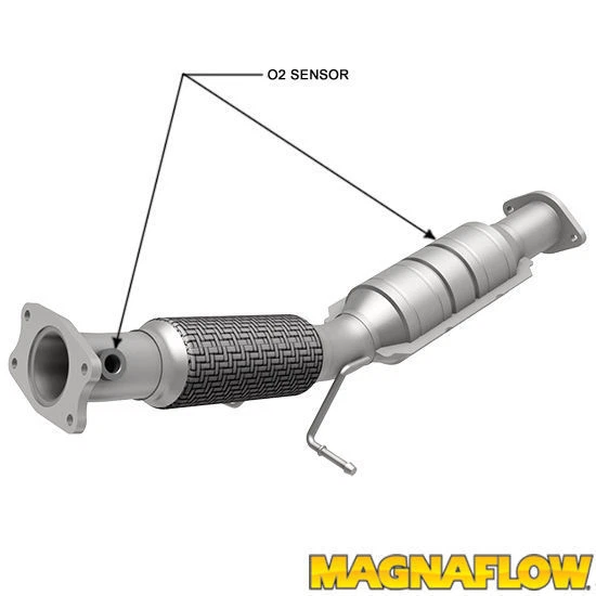 2004-2009年沃尔沃S40 2.4升Magnaflow直接配合催化转换器单对流 — 第 1/1 张图片