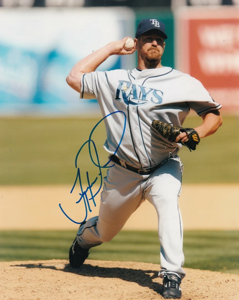 Troy Percival Tampa Bay Rays Acción Firmado 8x10 Foto 1 de 1