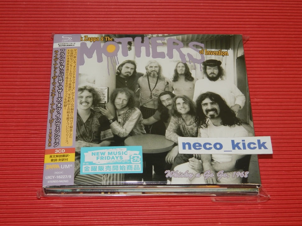 6WT FRANK ZAPPA & THE MOTHERS OF INVENTION WHISKY A GO GO 1968 JAPAN 3 SHM CD - Image 1 of 2