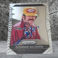 Donnie Allison 2016 PANINI PRIZM VARIATION HAWAIIAN TROPIC signed NASCAR card
