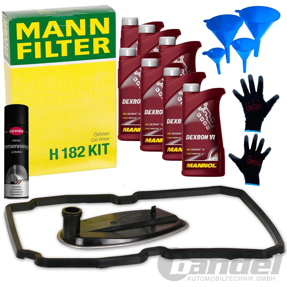 MANN-FILTER MANN GETRIEBEFILTER+7L ÖL für MERCEDES C E S-KLASSE W202 203 210 211 220 SL SLK
