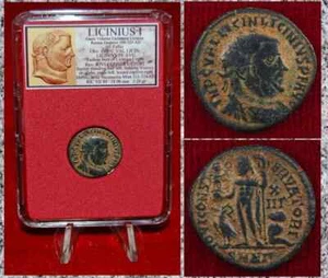 Ancient Roman Empire Coin LICINIUS I Jupiter Desert Patina MUSEUM QUALITY COIN! - Picture 1 of 4