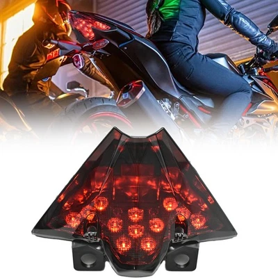 Luz traseira de LED fumê luz de freio de corrida para Kawasaki Ninja 500 Z500 2024 - Imagem 1 de 4