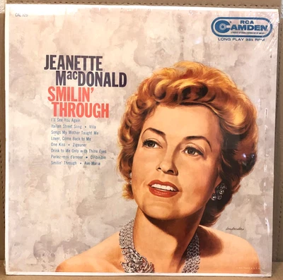 JEANETTE MacDONALD: Smilin' Through LP Vinyl Album 1960 New Sealed - Image 1 of 2