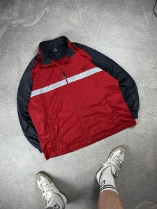 Vintage Nike Olympic Full Zip Hoodie Y2K Washed Style Men’s Size XL - Picture 1 of 15