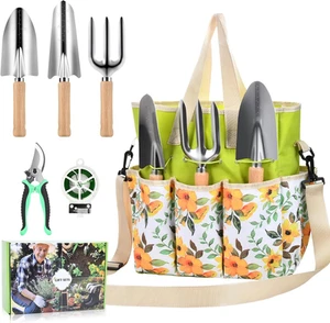 Gardening Tools, Hand Tools with Durable Shoulder Crossbody Green - Picture 1 of 7