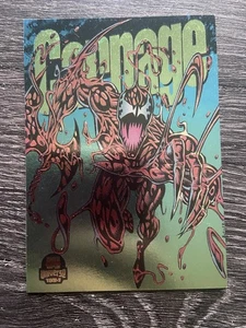 1994 Marvel Universe Limited Edition Power Blast Carnage #1/9 Trading Card - Picture 1 of 2