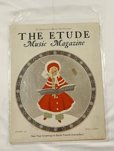 Vintage The Etude Music Magazine Januar 1932 Theodore Presser Noten - Bild 1 von 4
