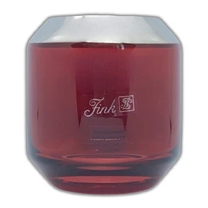 Fink Modernes Windlicht / Teelichthalter SMILLA Rot, H9cm & D9cm - Bild 1 von 1
