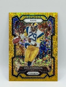 2023 Prizm Eric Dickerson Gold Sparkle #/24 Rams #168 - Picture 1 of 2
