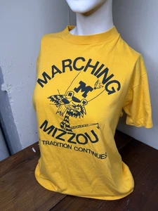 CAMISETA DE COLECCIÓN MIZZOU BANDA DE MARCHA TIGRES TALLA L HANES 50 50 MISSOURI NCAA COLLEGE - Imagen 1 de 14