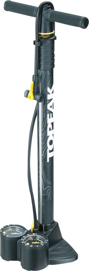 Topeak JoeBlow Dualie Floor Pump - Heavy-Duty Steel Barrel for Fat & MTB Tires - Image 1 of 2