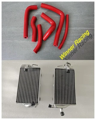 Radiador de aluminio y manguera de silicona para Honda CR250 R/CR 250R 2000 2001 Foto 1 de 4