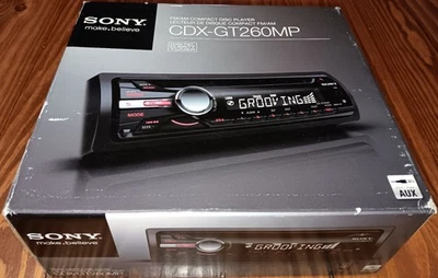 Sony CDX-GT260MP FM/AM Compact Disc CD Player MP3 In Dash Receiver w/ Remote - Image 1 of 4