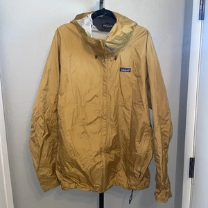 Patagonia Torrentshell Men’s XL Gold Rain Jacket - Picture 1 of 4