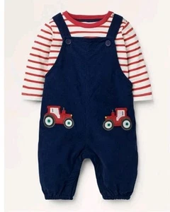 Mini Boden Niños Mono Atardecer Starboard Azul Tractores 3-4 Años Nuevo G2 - Imagen 1 de 7