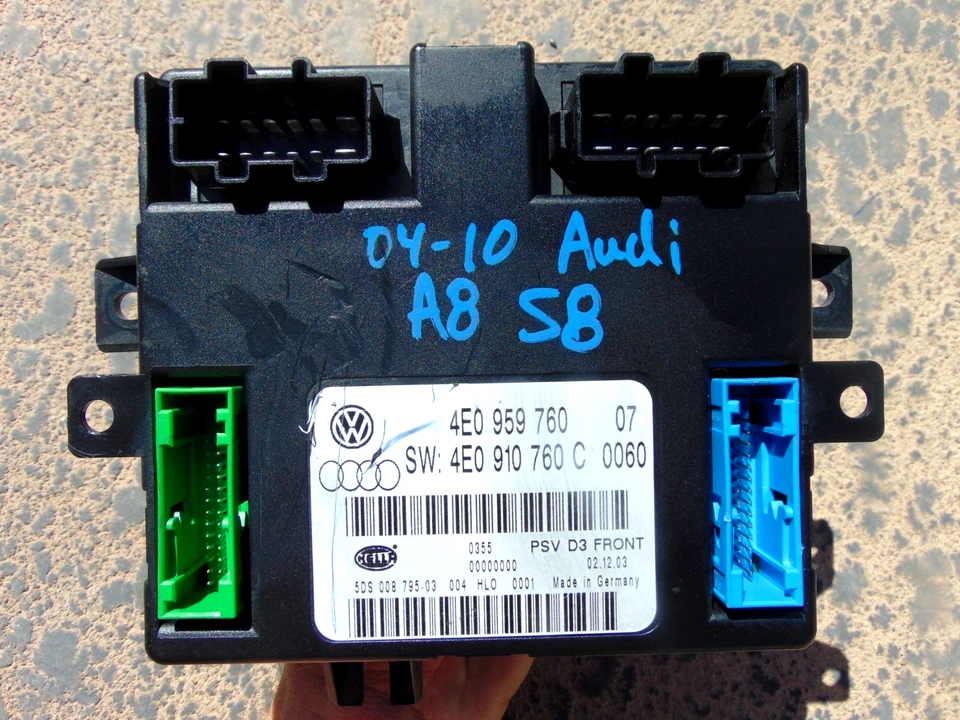 04-10 Audi A8 S8 Memory Seat Control Module 4E0 959 760 OEM - Image 1 of 4