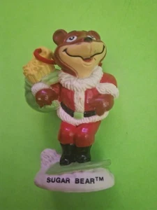 Zuckerbär Vintage Weihnachtsschmuck Weihnachtsmann 1993 Sugar Crisp Müsli Post - Bild 1 von 4