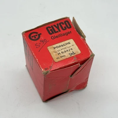 NOS Porsche 356 B 1600 Super 90 Main Bearing Set STANDARD Glyco H534/4 STD S90 - Image 1 of 3