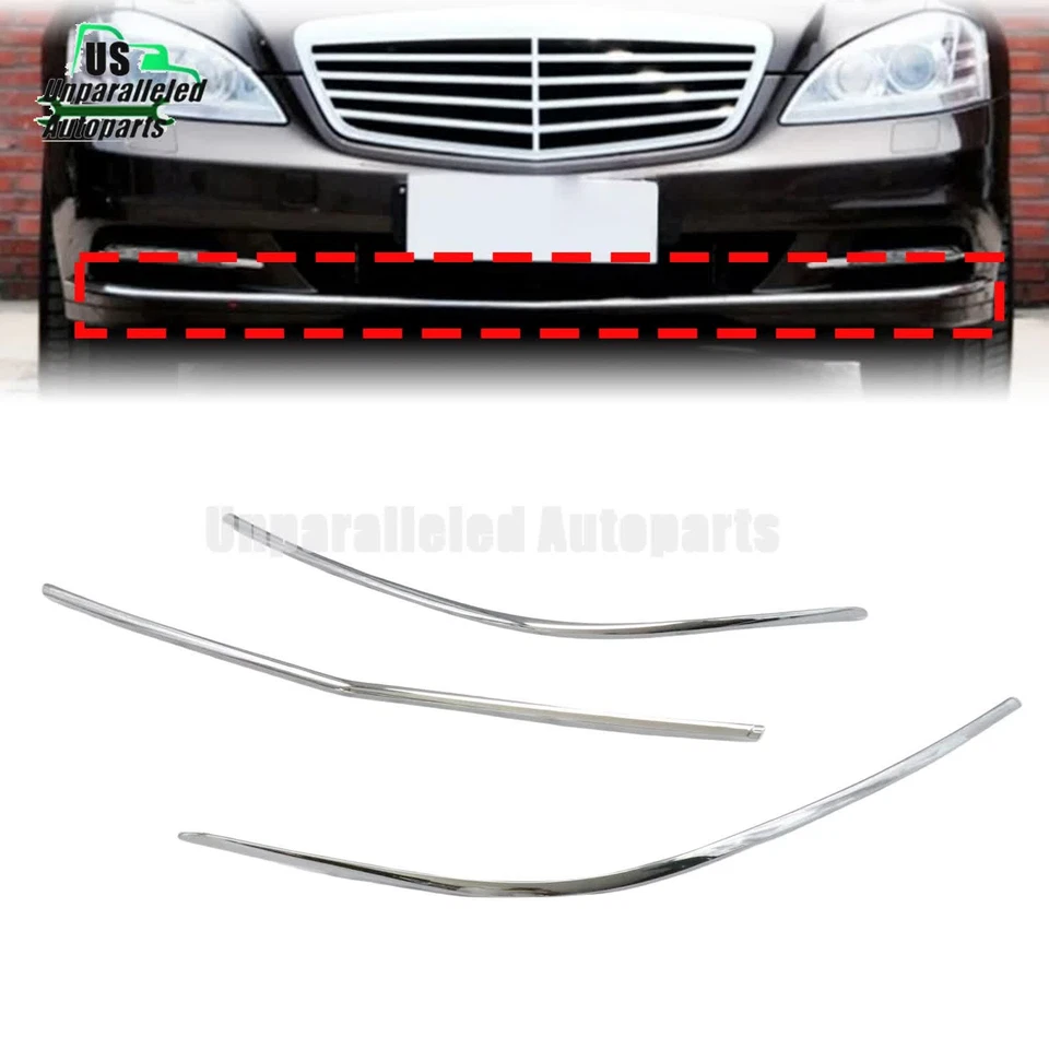 High Quality Bumper Molding Trim For 2010-13 Mercedes Benz S W221 S350 S550 US Foto 1 de 4