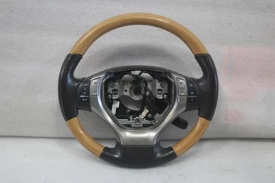 Volante Lexus RX450H RX350 2013 2014 2015 negro y bambú Foto 1 de 4