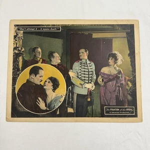 1925 Das Phantom der Oper Original 11x14" Film Lobby Card Lon Chaney - Bild 1 von 6