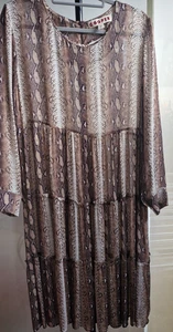 TRELISE COOPER NEW ZEALAND  sL  SNAKE CHARMER 100%VISCOSE MAXI DRESS RRP$669 NEW - Bild 1 von 15