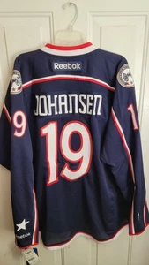 Reebok Premier NHL Jersey Columbus Blue Jackets Ryan Johansen Navy Men's XL - Picture 1 of 3
