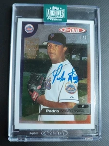 2005 Pedro Martinez Topps Total 1/1 Autograph 2024 Topps Archives Signature Mets - Picture 1 of 3
