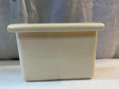 Винтажный Rubbermaid 2909 — серебряная чашка для слива посуды — миндаль - Изображение 1 из 4