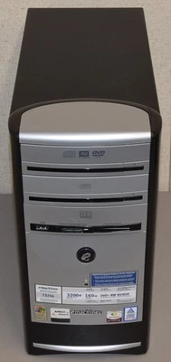 eMachines T3256 AMD Athlon XP 3200+ 2.2Ghz 1GB DDR DVD-RW CD-ROM 160GB HDD - Image 1 of 4
