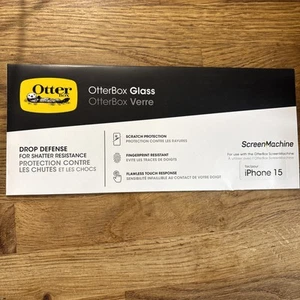 OtterBox iPhone 15 Glass Screen Protector - Picture 1 of 2
