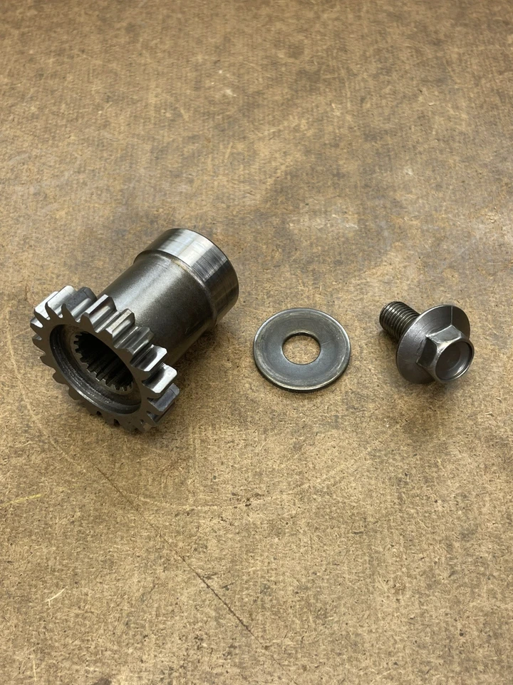 Suzuki RM125 RM 125 2000 cigüeñal primario manivela engranaje y perno Foto 1 de 1