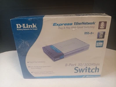 D-Link  DSS (DSS8 ) 8-Ports External Switch - Image 1 of 4