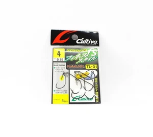 Owner TL-01 Twist Lock Finesse Worm Hook Size 4 (0288) - Picture 1 of 6