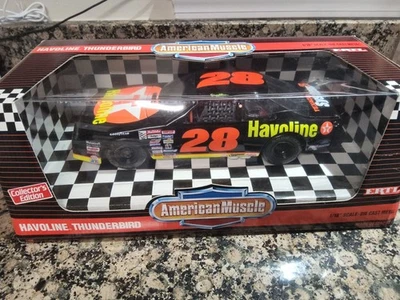 1993 Ertl American Muscle DAVEY ALLISON #28 Havoline 1/18 Nascar Diecast - Image 1 of 4