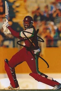 WEST INDIES CRICKET: SULIEMANN BENN SIGNED 6x4 ODI ACTION PHOTO+COA - Picture 1 of 1