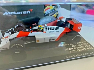 Minichamps 1/43 McLaren MP4-4 "Japanese GP 30th Oct 1988" Ayrton Senna - Image 1 of 4