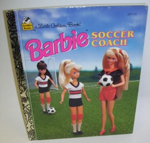 A Little Golden Book Barbie Soccer Coach - Picture 1 of 4