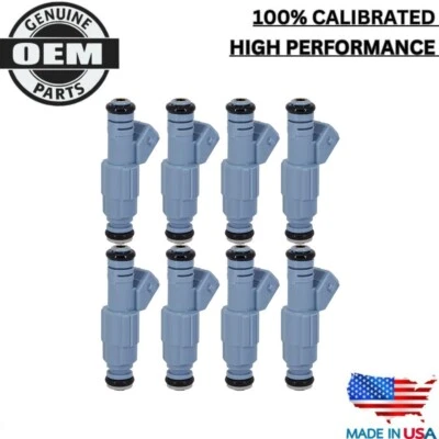 8X NEW OEM Bosch Fuel Injectors Fits Chevy Camaro Ford Mustang Excursion - Image 1 of 4