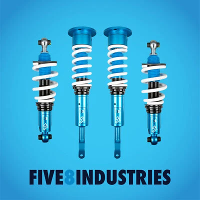 FIVE8 INDUSTRIES COILOVERS HEIGHT ADJUSTABLE FOR AUDI S4 AWD 96-2001 Quattro B5 - Image 1 of 3