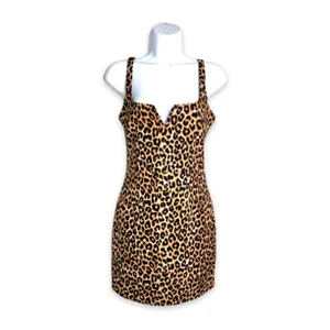 LIKELY Leopard Constance Mini Dress Leopard Animal Print Blogger SZ 0 NWT $178 - Picture 1 of 12