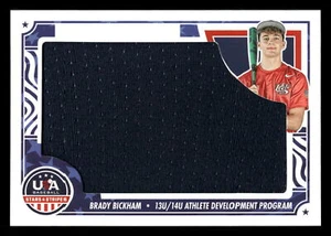2024 Panini Stars & Stripes BRADY BICKHAM Jumbo Materials Relic 30/49 #JM-BIC - Bild 1 von 2