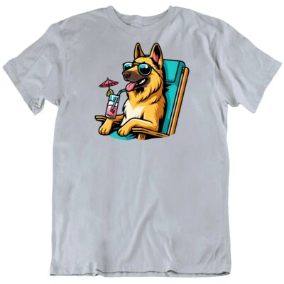 Camiseta Pastor Alemán Amante del Perro Familia Mascota Foto 1 de 4