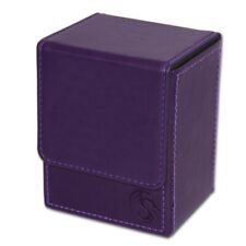 BCW Padded Leatherette Deck Case LX Purple