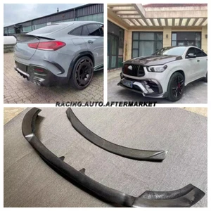 Carbon Fiber Front Lip Rear Wing For Mercedes W167 GLE450 GLE63 GLE53 2019+ - Picture 1 of 10