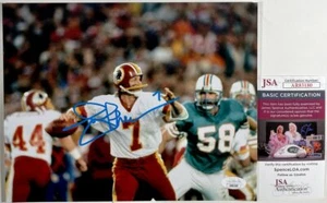 NFL Joe Theismann Signed Washington Redskins 8x10 Photo K Autograph JSA COA - Picture 1 of 1