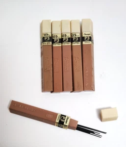Piombo rigido PENTEL .5mm P3 per pellicola RICARICA per matita meccanica 6 tubi-12 cavi - Foto 1 di 4
